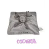 OBAIBI Doudou plat élan cerf renne gris