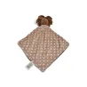 Doudou plat lion marron beige blanc ZDT