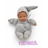 COROLLE Doudou poupée grise tissu panda