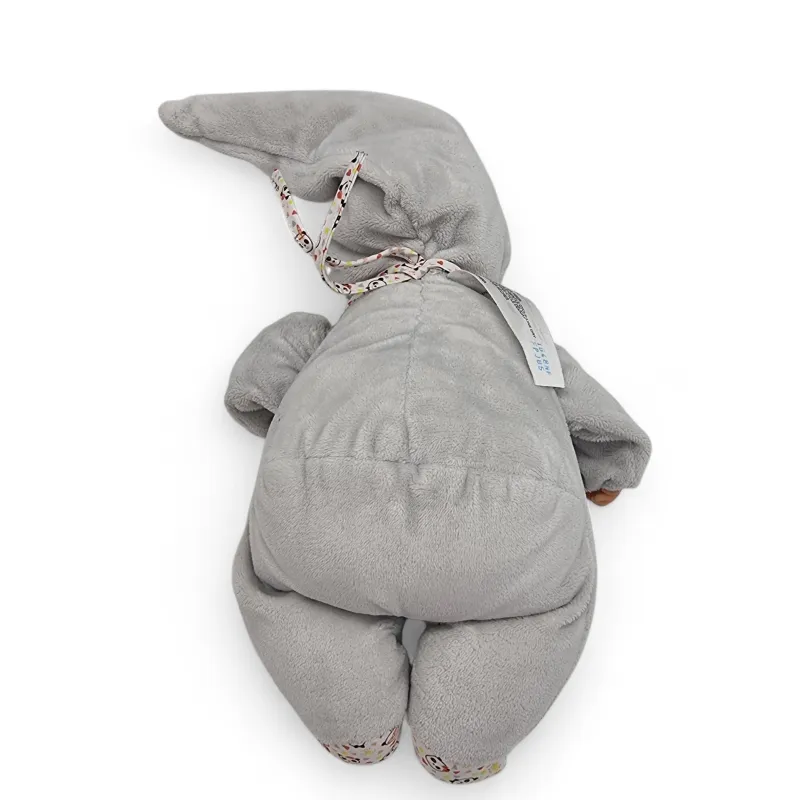 COROLLE Doudou poupée grise tissu panda