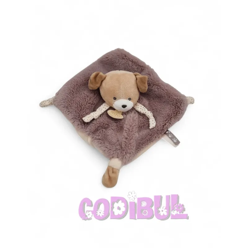DOUDOU ET COMPAGNIE chien Réglisse beige taupe