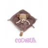DOUDOU ET COMPAGNIE chien Réglisse beige taupe