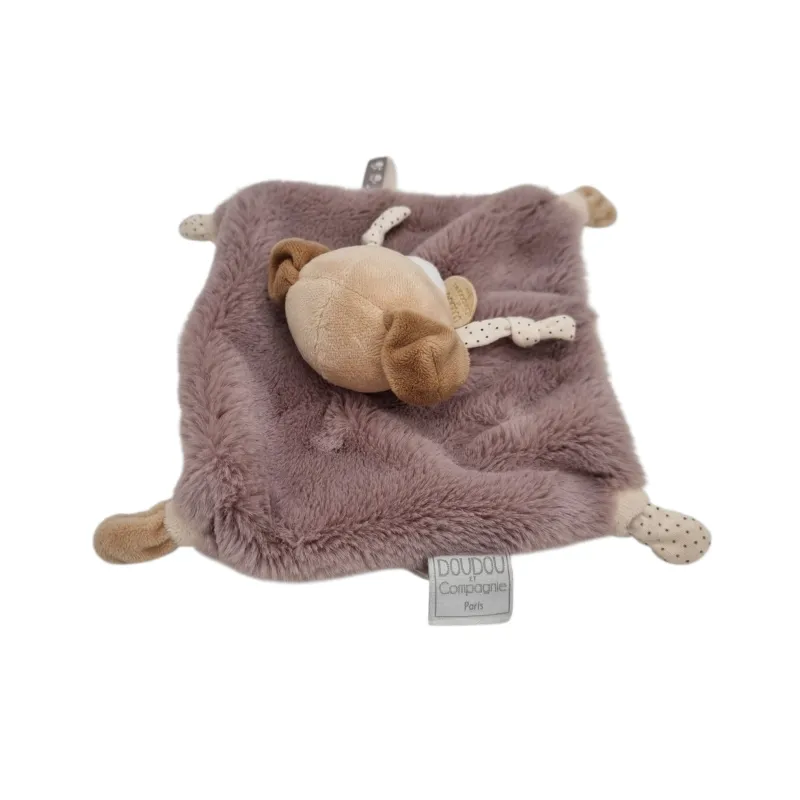 DOUDOU ET COMPAGNIE chien Réglisse beige taupe
