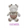 MOTS D'ENFANTS doudou pantin vache beige marron