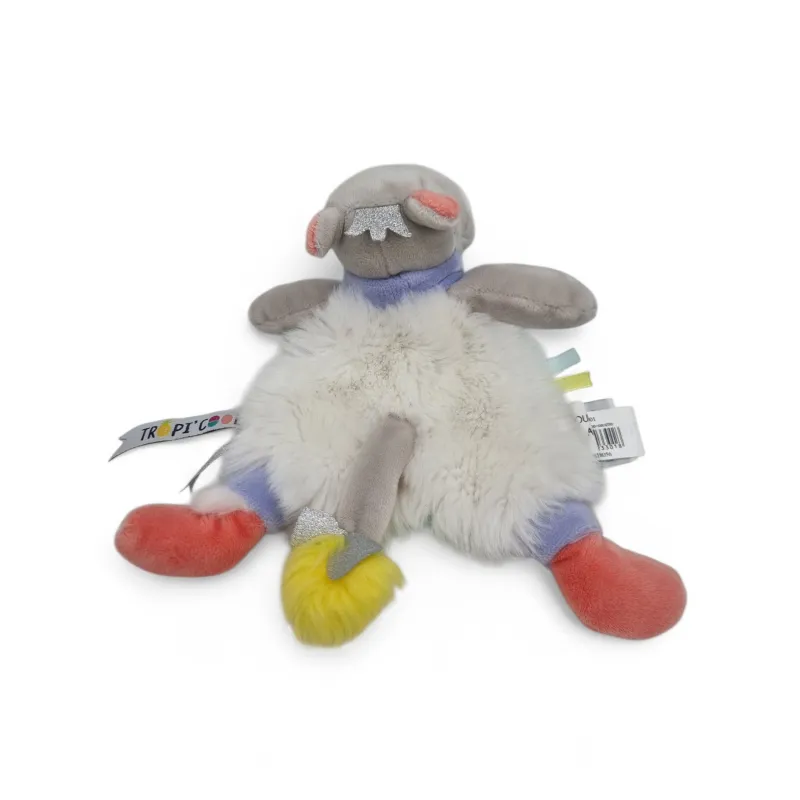 DOUDOU ET COMPAGNIE hippopotame attache tétine tropicool