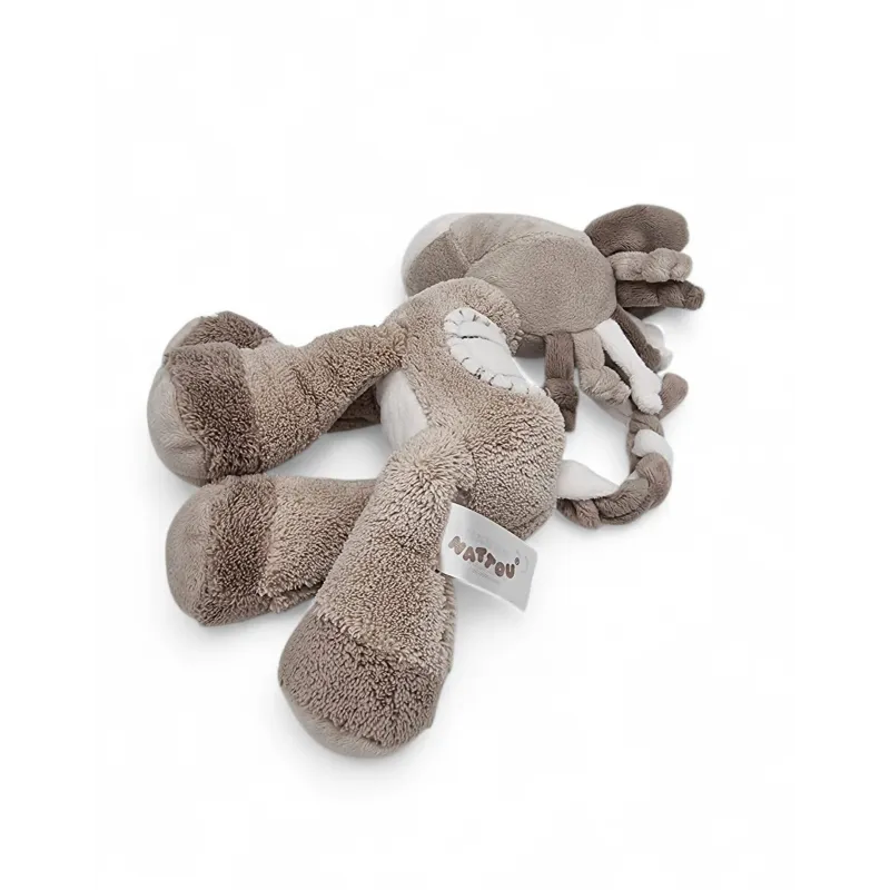NATTOU doudou cheval poney beige
