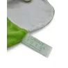 EGMONT TOYS doudou plat vache train blanc vert