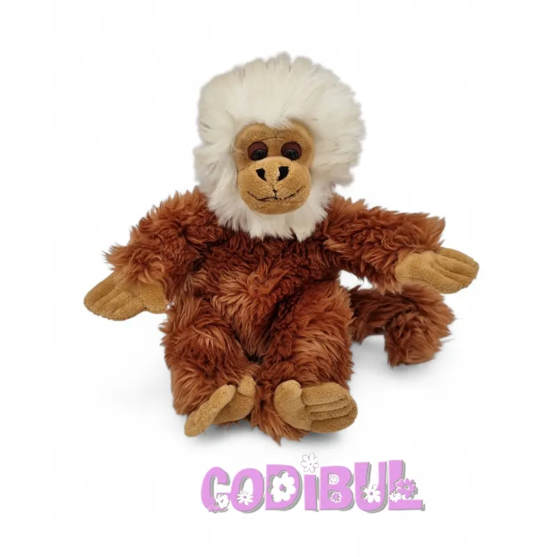 Keel Toys peluche petit singe marron