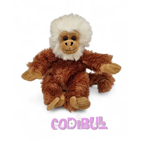 Keel Toys peluche petit singe marron