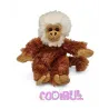 Keel Toys peluche petit singe marron