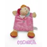 doudou plat fleur rose NICOTOY