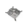 Premaman doudou plat ours blanc gris Happy Baby