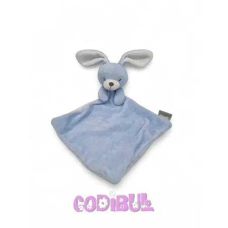 Mes petits cailloux doudou lapin bleu