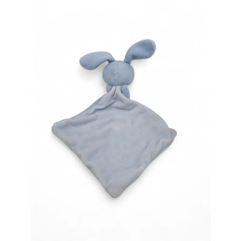 Mes petits cailloux doudou lapin bleu