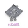OBAIBI Doudou plat chien gris bleu rayures