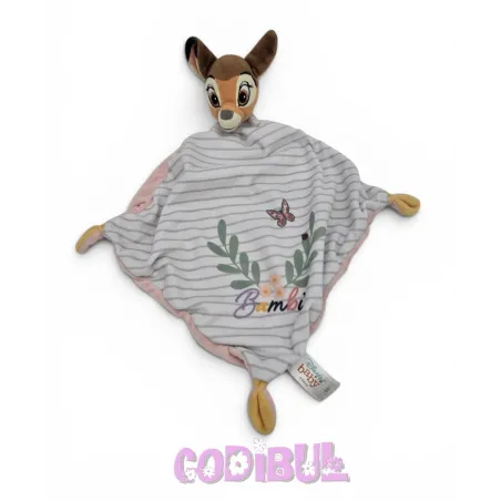 DISNEY Baby Doudou plat Bambi
